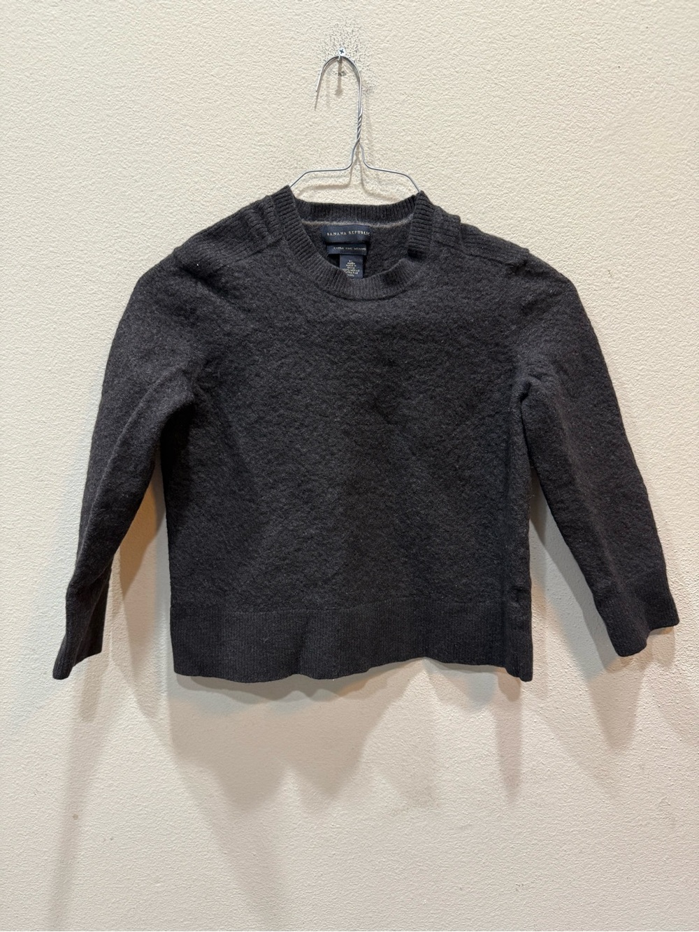 Banana Republic 100% Merino Extra Fine Wool Sweater Women's Sz XL